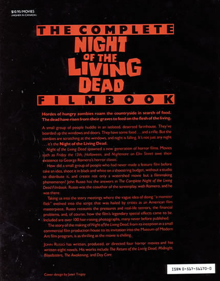The Complete Night Of The Living Dead Filmbook - back